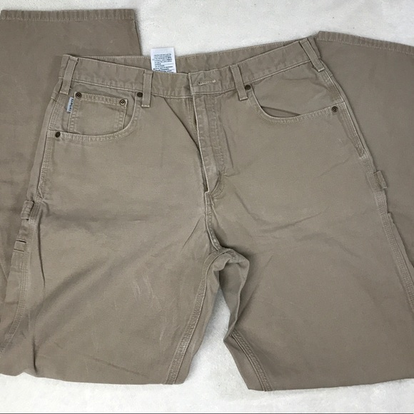Carhartt Other - Carhartt cargo loose fit 34 x 34 in khaki EUC.